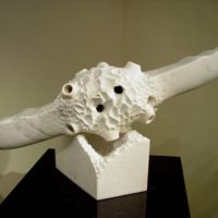 時空位移 (2005花蓮國際石雕藝術季) 銀狐白色大理石