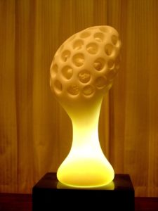光之種子(私人收藏) 28x10x10cm 白玉大理石