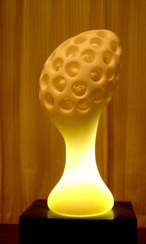 38 光之種子(私人收藏) 28x10x10cm 白玉大理石